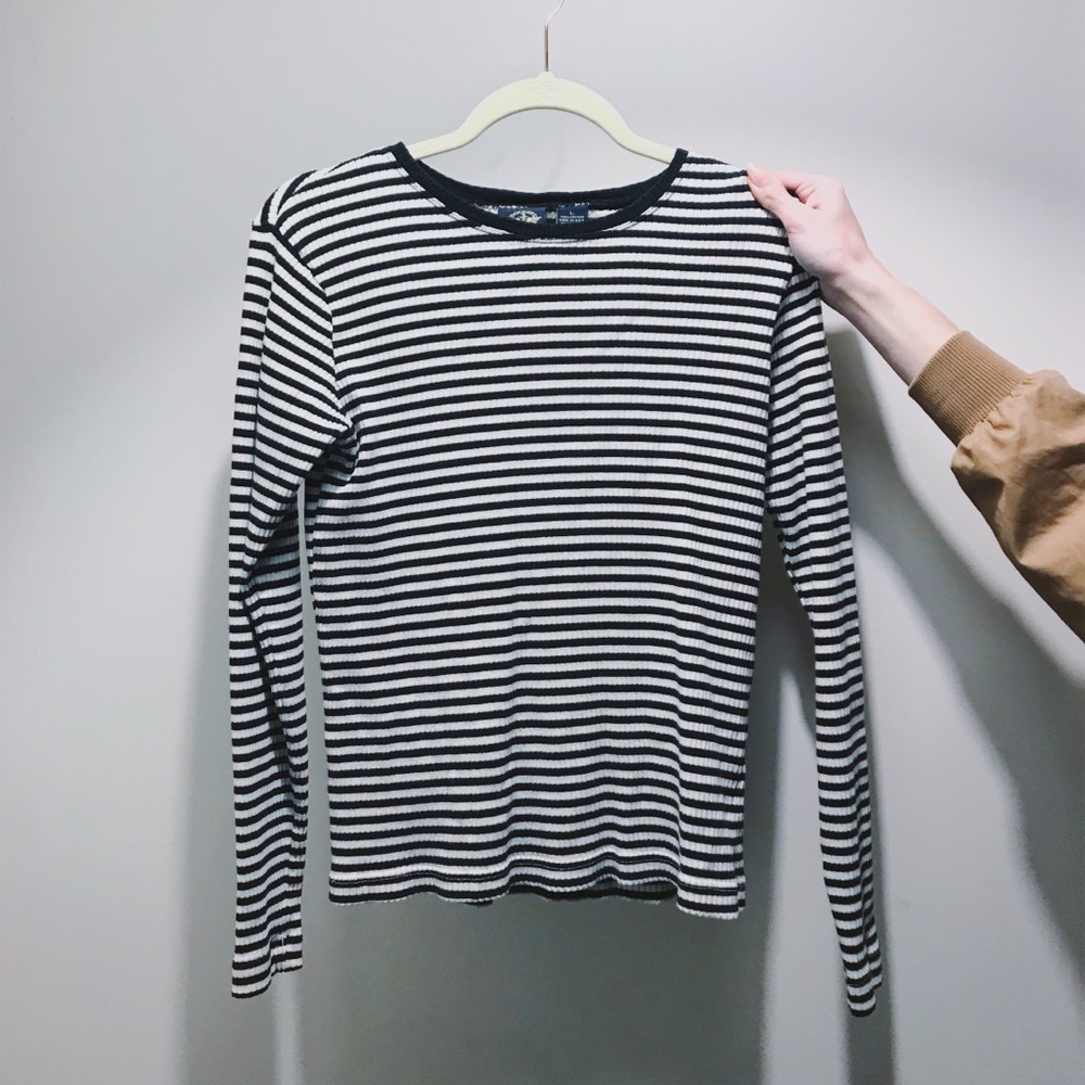 Vintage Dockers Striped Knit Shirt
